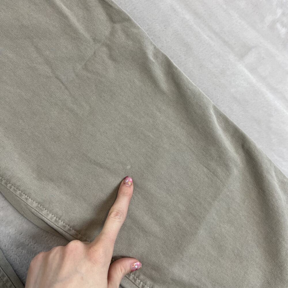 Eddie Bauer Pants Womens 0 Slightly Curvy Marina High Rise Crop Utility Wide Leg - Picture 2 of 13